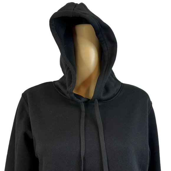 Women Tracksuit Set Small Gray-Black Hoodie-Jogger Set Sports Set Relax Fit - Picture 4 of 15